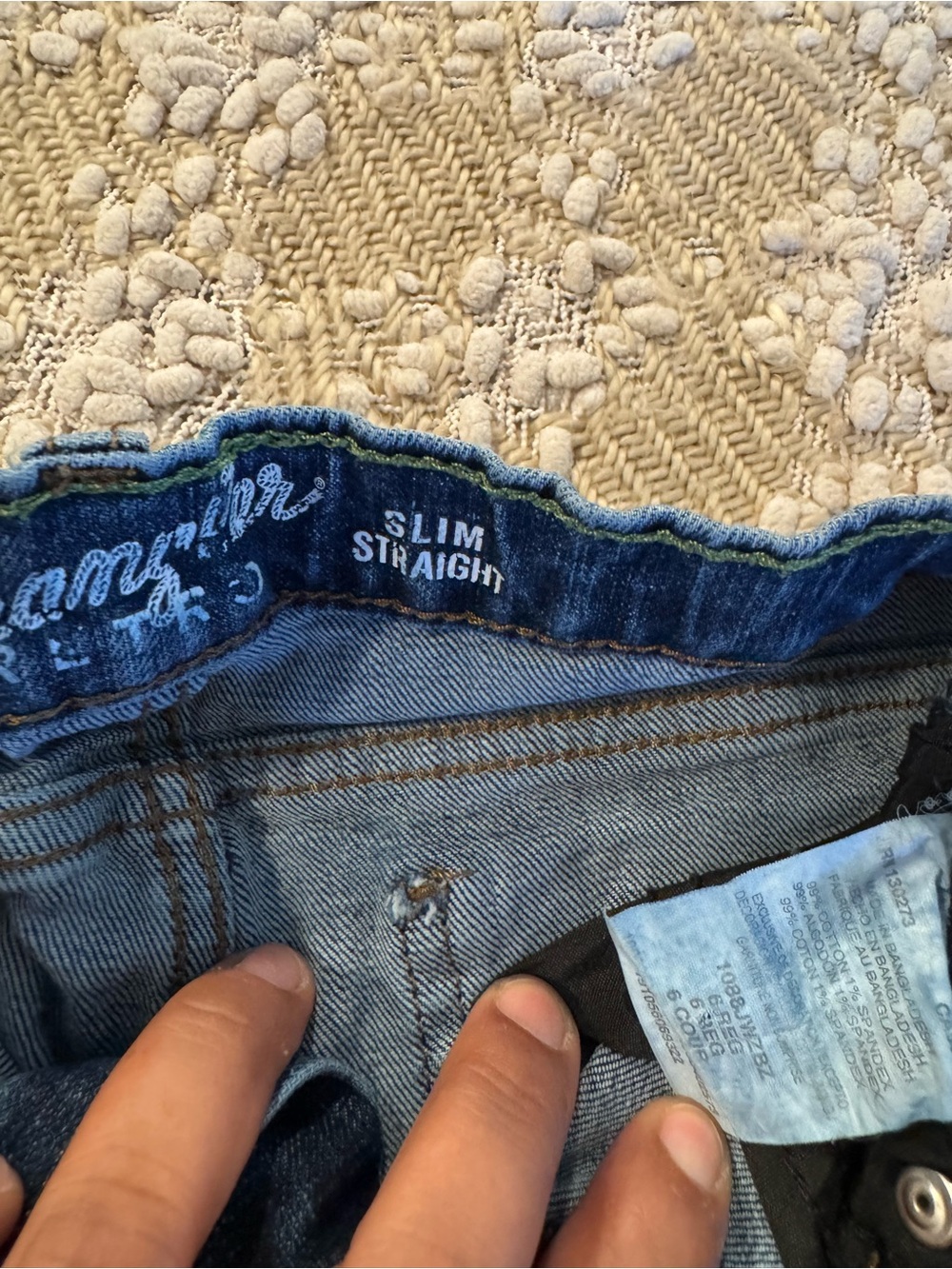 Wrangler Retro Western Jeans Boys Blue denim Jeans Straight Leg Size 6 R - Picture 4 of 7